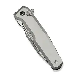 Ніж складаний туристичний Weknife Dressytak (8.6 см) Bohler M390 / Titanium сірий - мініатюра 4
