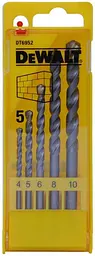 Набір свердел по бетону цеглі каменю EXTREME 4-10мм кейс 5шт DeWALT hoz0013201