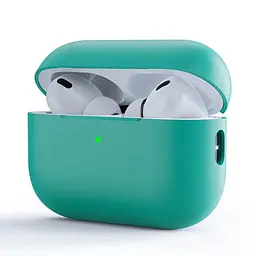 Силіконовий чохол для навушників Apple AirPods Pro 2 2022, Silicone Case, бірюзовий, захисний чохол, ультратонкий і легкий, захист від подряпин, пилу та ударів, м"який силікон, ArmorStandart (ARM64538)