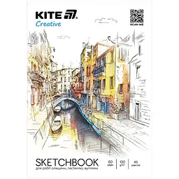 Скетчбук А5/30арк. "Key"/K-1277/ для робіт олівцями 120 г/м2, Kite Creative