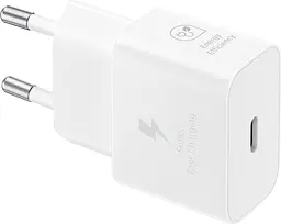 Samsung Зарядний пристрій мережевий 25Вт USB-С кабель USB-C > USB-C 1 м білий - мініатюра 4
