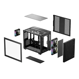 Корпус для ПК Deepcool CG330 Mesh 3F Black (R-CG330MESH-BKANM3-G) - мініатюра 10
