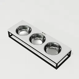 Hollky Base Bar — три миски на підставці (3 × 0,45 л) - мініатюра 3