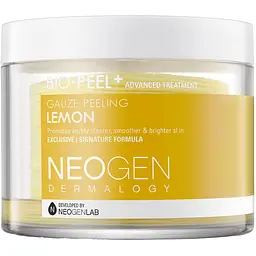 Диски для обличчя Neogen Dermalogy Bio Peel Gauze Peeling Lemon пілінгові 30 шт. 200 мл