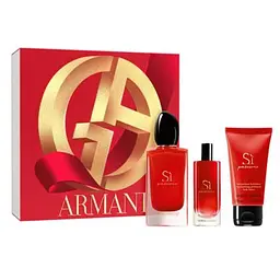 Набір Giorgio Armani Si Passione парфумована вода, 100 мл, 15 мл + лосьон для тіла 50 мл
