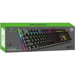 Клавіатура дротова Vertux Comando USB Black (comando.black) - мініатюра 6