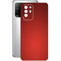 Захисна плівка StatusSKIN для Oppo F19 Pro Plus 5G Корпус Вініл червона матова