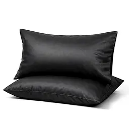 Комплект наволочок Ecotton 50х70 см 2 шт чорного кольору Black (25253)