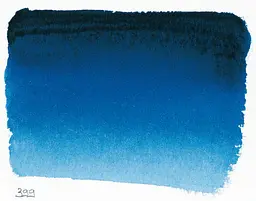 Акварельна фарба Sennelier, полукювета, S1, Синій Сеннельє (Blue Sennelier) - мініатюра 2