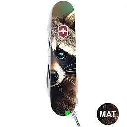 Ніж Victorinox Deluxe Tinker Animal 91мм 17функ Єнот - мініатюра 4