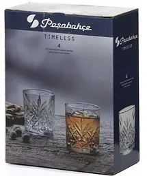 Набір 4 низькі склянки Timeless Pasabahce Ø- 73 мм kuh0009413 - мініатюра 4