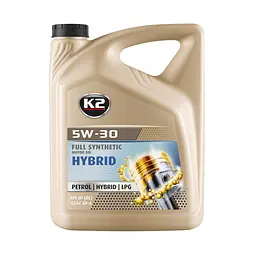 Моторне масло K2 Full Synthetic Morol Oil Hybrid 5W-30 5л(O1555E)