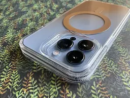 Чохол прозорий протиударний Gear4 Crystal Palace MagSafe для Apple iPhone 13 Pro Max (6.7") Gold - мініатюра 6