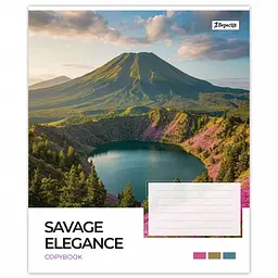 Зошит учнівський 1 Вересня Savage elegance А5 96 лінія 5 шт. (769021) - мініатюра 6