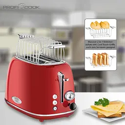 Тостер Profi Cook PC-TА 1193 Red - мініатюра 5
