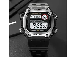 Чоловічий наручний годинник 2126SIBK Silver-Black Skmei acs0030249 - мініатюра 6