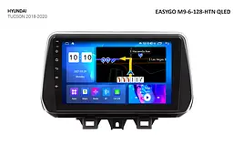 Штатна автомагнітола EasyGo M9-6-128-HTN QLED Hyundai Tucson