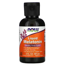 Натуральная добавка NOW Liquid Melatonin, 60 мл