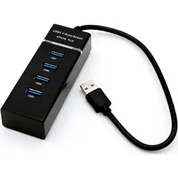 Концентратор Voltronic USB 3.0 to 4xUSB black (NX-UH-303B)