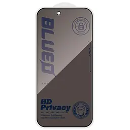 Захисне 2.5D скло Full Cover Anti-Peep для Apple iPhone 17 Air (6.5") Чорний Blueo teh0031023 - мініатюра 2