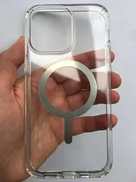 Оригінальний прозорий чохол для iPhone 14 PRO MAX Speck Presidio Clear Case MagSafe Протиударний 150090-3080 - мініатюра 4