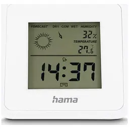 Термо-гігрометр Hama Borneo White (00185891)