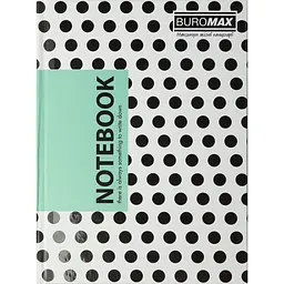 Блокнот Buromax Insolito А-5, 96 листів бірюзовий (BM.24511)102-06