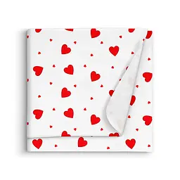 Фланелеві пелюшки 80х80 RUBY HEARTS COSAS (4822052435748)