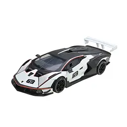 Машинка АвтоПром Lamborghini Білий світло звук 1:24 (IM-176-D-18)