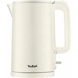 Електрочайник Tefal Thermo Protect 1.5 л пластик нержавіюча сталь світло-бежевий (KO140AE0) - мініатюра 3