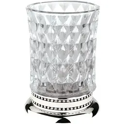 Склянка для зубних щіток Kugu Versace Freestand Glass 850C хром