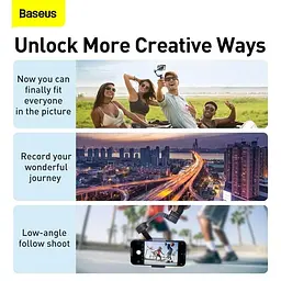 Ручний стабілізатор Baseus Control Smartphone Handheld Folding Gimbal Stabilizer (SUYT-D0G) - мініатюра 2