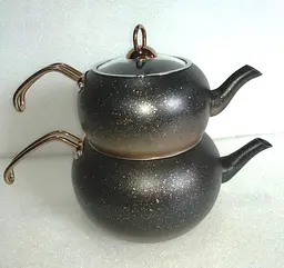 Двоярусний чайник O. M. S. Collection 8210-L Bronze (1,6/3 л) - мініатюра 4
