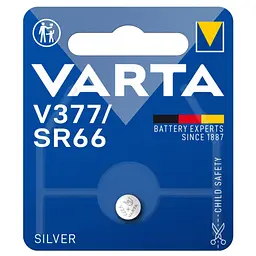 Батарейка Varta V 377 WATCH (00377101401) - мініатюра 1