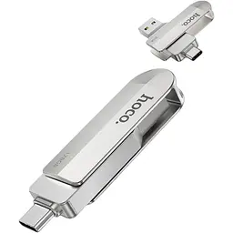 Флеш-накопичувач USB Hoco UD10 USB3.0 Type-C 32GB з подвійним інтерфейсом (37631-01_254) - мініатюра 4