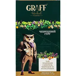 Чай трав'яний Graff  Чебрецевий Гуру Thyme Guru 30 г (15 шт. по 2 г) - мініатюра 4