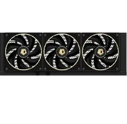 Система рідинного охолодження ID-Cooling DX360 GDL, Black/Gold, 3x AF-127-GDL, PWM, 500~2000±10%RPM, 29.9dB(A) Max, Intel: 1851/1700/1200/115x, AMD: AM4/AM5, до 350 Вт, 27 мм товщина радіатора - мініатюра 3