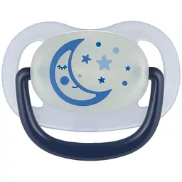 Пустушка Canpol babies Night Dreams силіконова анатомічна 6-18 міс. блакитна (22/501_blu_new)