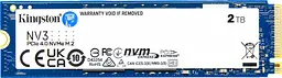 Накопичувач SSD Kingston NV3 M.2 2280 PCIe 4.0 x4 NVMe 3D TLC 2TB (SNV3S/2000G)