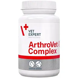 Нутрицевтична добавка Vet Expert ArthroVet Complex для підтримання здоров’я фукції хрящів і суглобів у котів і собак 60 таблеток