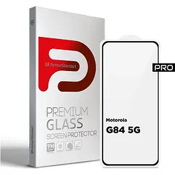 Скло захисне Armorstandart Pro Motorola G84 5G Black (ARM70890)