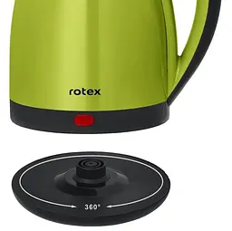 Електрочайник електричний ROTEX RKT24-O чайник термос Termo 1500 Вт Зелений - мініатюра 6