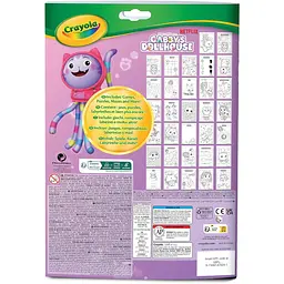 Розмальовка Crayola Gabby's Doll's House 32 сторінки та 7 фломастерів - мініатюра 5