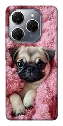 TPU чохол Demsky Мопс у ніжностях для TECNO Spark 20 Pro