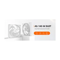 Кулер до корпусу ID-Cooling Вентилятор ID-Cooling AS-140-W Duet White (AS-140-W DUET) - мініатюра 8