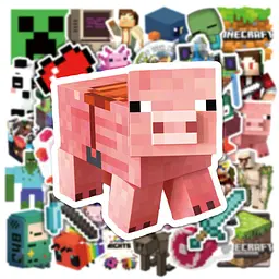 Стікерпак GeekLand Minecraft 50 штук - мініатюра 4