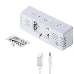 Будильник з світлодіодним зеркальним дисплеєм на USB Adler AD 1189 - мініатюра 5