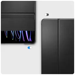 Чохол до планшета BeCover Tri Fold Hard Apple iPad Air 13" M2/M3 (2024/2025) Black (711471) - мініатюра 5