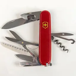 Ніж Victorinox Huntsman Mat 91мм,15функ,черв.мат,жовт.лого - мініатюра 11