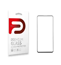 Захисне скло для Xiaomi Poco F2 Pro, Full Glue, 2.5D, на весь екран, глянцеве, загартоване 9H, повне проклеювання по всій поверхні, з чорною рамкою, протиударне, ArmorStandart (ARM56263-GFG-BK)